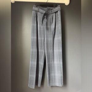 Trouser Gray Wide Leg Pants